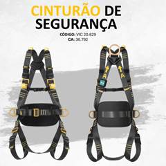 Cinto Paraquedista Vicsa 4Arg Vic20829 CA36792 Resistente Chamas