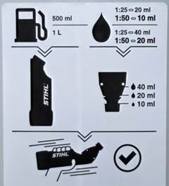 Misturador Combustivel Stihl 1L