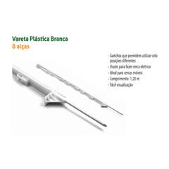 Vareta Plast Branca 8A Zebu