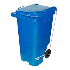 Lixeira C/ Pedal 240L Jsn C240P Azul
