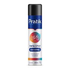 Tinta Spray 400Ml Pratik Preto Fosco
