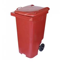 Lixeira S/ Pedal 240L Jsn C240 Vermelha