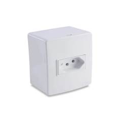 Tomada Sobrepor Simples 2P+T 10A F.Line