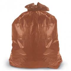 Saco Lixo 40L Marrom C/ 100Pc Coleta Seletiva