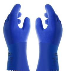 Luva Pvc Cc 26Cm 14-662 T10 Edge 26043 Azul