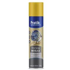 Tinta Spray 400Ml Pratik Metalic Ouro