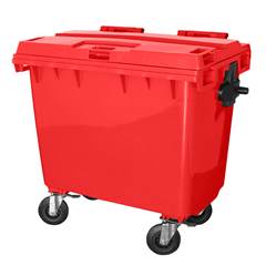 Container C/ Pedal 1000L Jsn C1000P Vermelho