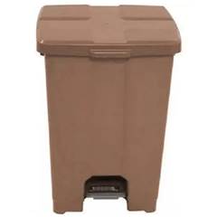 Lixeira C/ Pedal 60L Jsn P60M Marrom