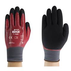 Luva Nitril 10-Gg 48-919 Edge Prt/Verm 43203 Ansell