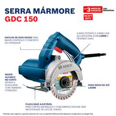 Serra Marmore Titan GDC 150 1500W 220V BOSCH