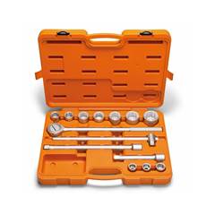 Jogo Soquete Estriado 3/4” 22-50mm 14pc 44853214 Tramontina