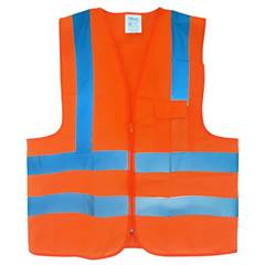 Colete Refletivo Laranja 1B GG Infinity