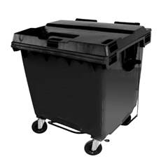 Container S/ Pedal 1000L Jsn C1000P Preto