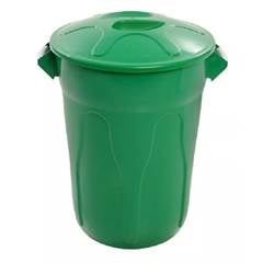 Lixeira C/ Tampa 60L Jsn Verde Cr60