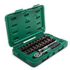 Jogo Soquete Sata 1/4-3/8 23pc St09138