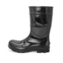 Bota Pvc Preta Cano Medio S/F CA32169 Cartom N40