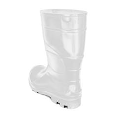 Bota Pvc Branca Cano Medio C/F Cartom N43 CA32165