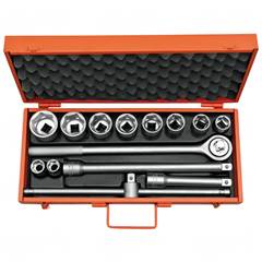 Jogo Soquete Sextavado 3/4” 22-50mm 14pc 44861414 Tramontina