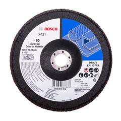 Disco Lixa Flap X421 180mm Gr.080 Bosch