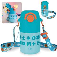 GARRAFA TERMICA KIDS ALCA AZUL 500ML MOR 008785