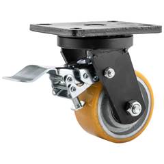 RODIZIO PLACA GIRAT 4” C/FREIO VONDER