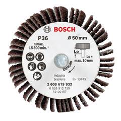 Roda De Lixa Oxido Aluminio 50x25mm G36 BOSCH