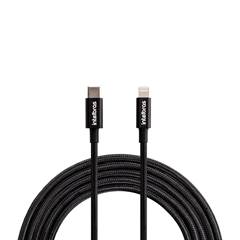 Cabo Usb-C-Lightning 1,5M Nylon Preto Eucl 15Np Intelbras