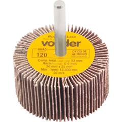 Roda Lixa 50X25Mm C/Haste G.120 Vonder