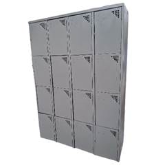 Armario Roupeiro Aço 16 Portas 195X132X40mm