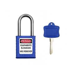 Cadeado Bloqueio Plast. 38X4,5Mm Az