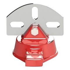 TERMINAL ENGATE PORTEIRA TRIPLO VERMELHO