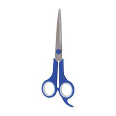 Tesoura 17Cm Barbeiro Azul 517B Western