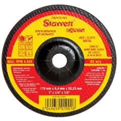 Disco Desbaste 180X6,4X22mm (7x1/4x7/8) DAD180-64X Metal Starrett