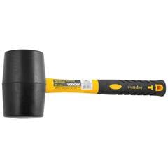 Martelo Borracha 70Mm Cabo Fibra Preto Vonder