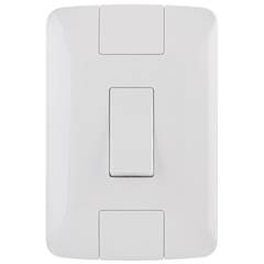 Conjunto 1 Interruptor Simples 4x2 6A 250V Branco 57241001 Tramontina