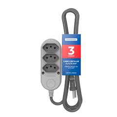 EXTENSAO ELETRICA 3MT 3T 2P+T 57504020 10A TRAMONTINA