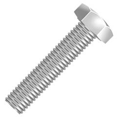 Parafuso Sextavado Unc Inox 304 Polido 1/4X1.1/2 Ri