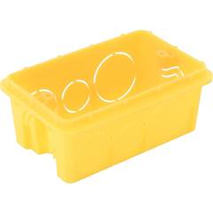 Caixa Passagem Embutir Retangular 4x2 Amarela 100X45X59MM 57500044 Tramontina