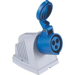 Tomada Industrial Sobrepor 2p+T 16a 56255330 220v Tramontina
