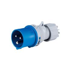 Plugue Movel Industrial Azul 2p+T 16a 56255030 220v Tramontina