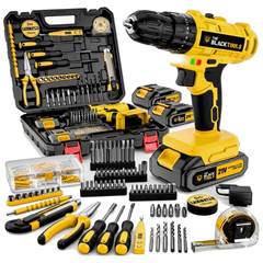 Parafusadeira Furadeira 21V Kit 134pc TBKIT20 Black Tools