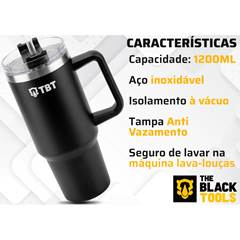 Copo Termico 1,2L TBYD01 Black Tools