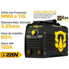 Inversora Solda 120A IF-150 Black Tools 220V