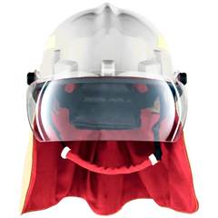 Capacete Bombeiro Hf09204 Branco Ca35173 Hercules