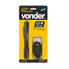 Lanterna Caneta Recarregavel Led Cree Vonder