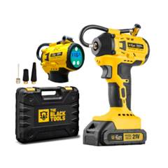 Compressor de Ar 12V 116 Psi Black Tools