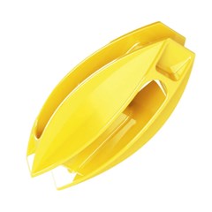 Isolador Castanha Oval Amarelo