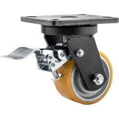 RODIZIO PLACA GIRAT 4” S/FREIO 200KG VONDER