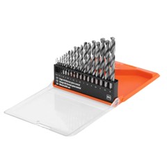 Jogo Broca Aco Rapido 1-10,0Mm 19Pc Caixa Plastica