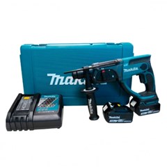 Martelete Sds-Plus 18V DHR202RFE C/ 2 Bateria Makita